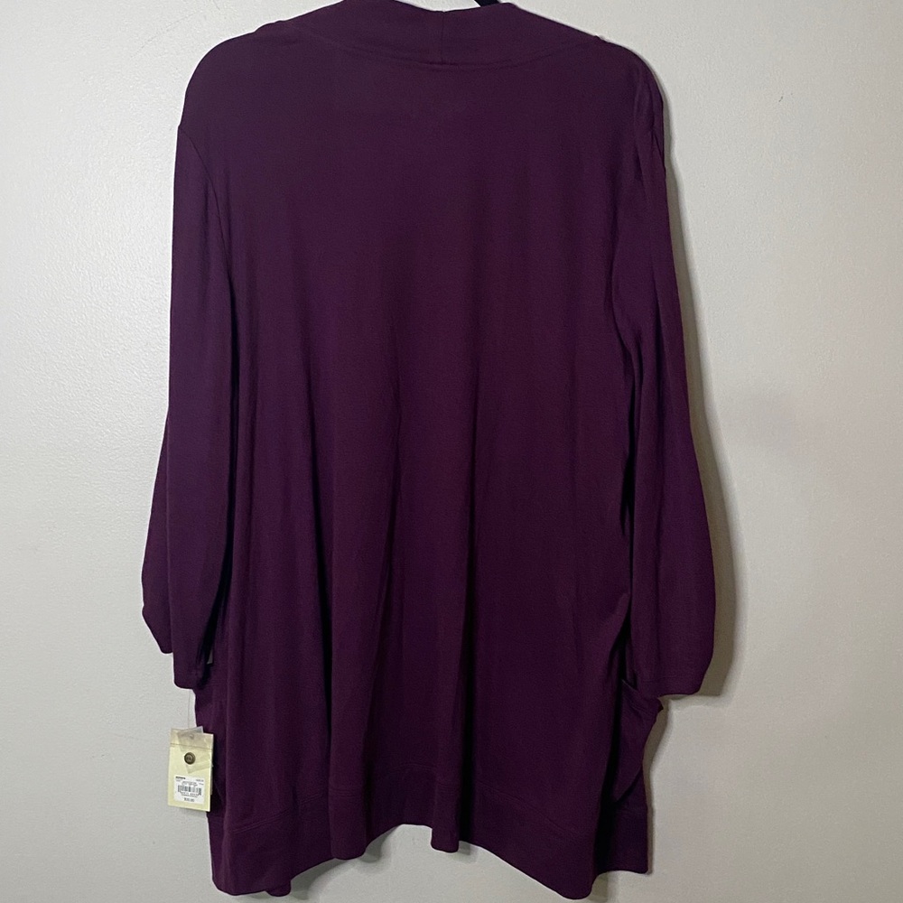 Sonoma Women's Purple Cardigan - Picture 6 of 6